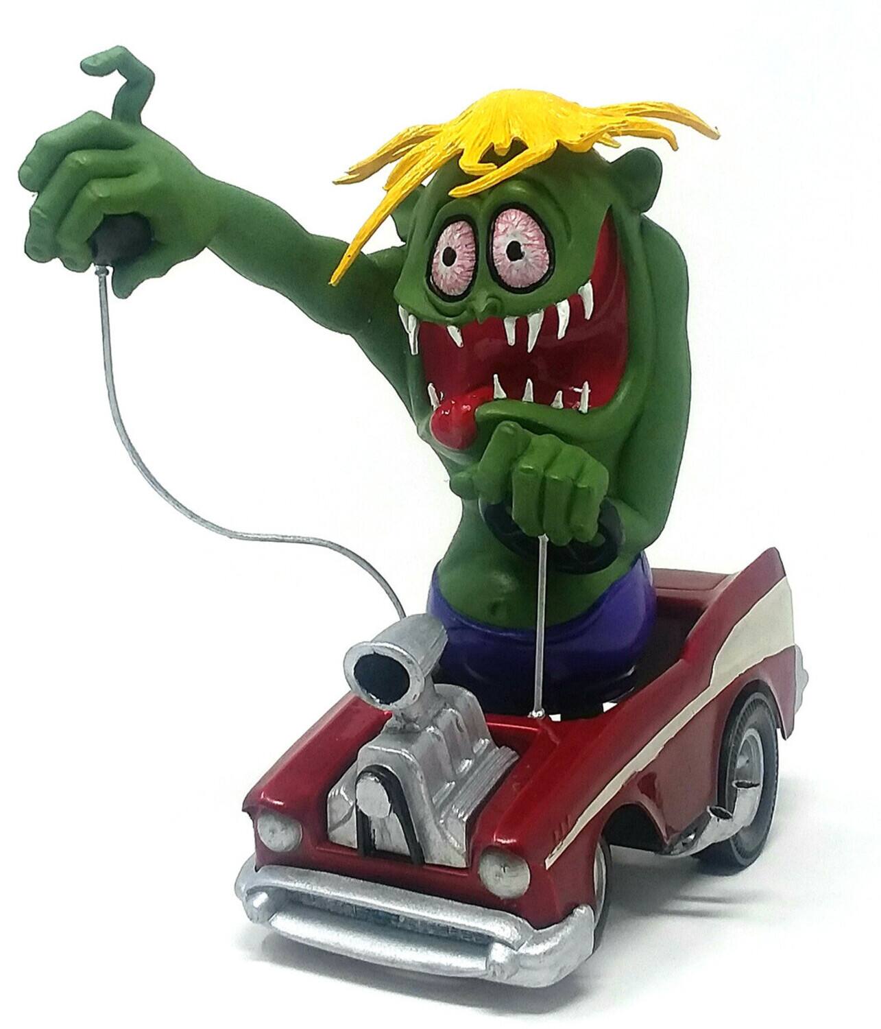Alt View 1. PopMarket - Ed Roth - Ed "Big Daddy" Roth - 1:32 Scale Model Kit - Mr.Gasser '57 Chevy Caricature   - COLLECTIBLES - Multicolor.