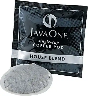JAVA ONE  
single-cup COFFEE POD  
HOUSE BLEND