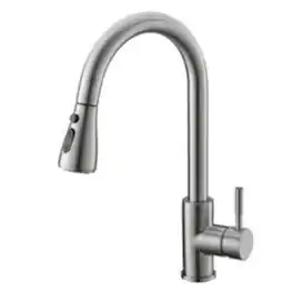 FLG Touch-On Kitchen Faucet with Pull Out Sprayer Single Handle with 2-Way Pull Out Sprayer