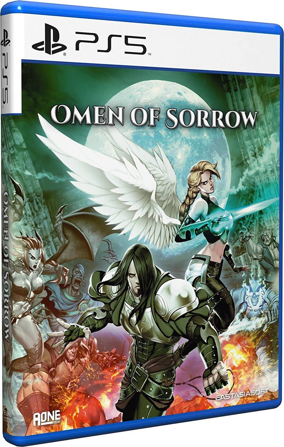 A PS5 PS5. OMEN OF SORROW OMEN OF SORROW ELAS 10039 AONE EMS EASTASIASOFT