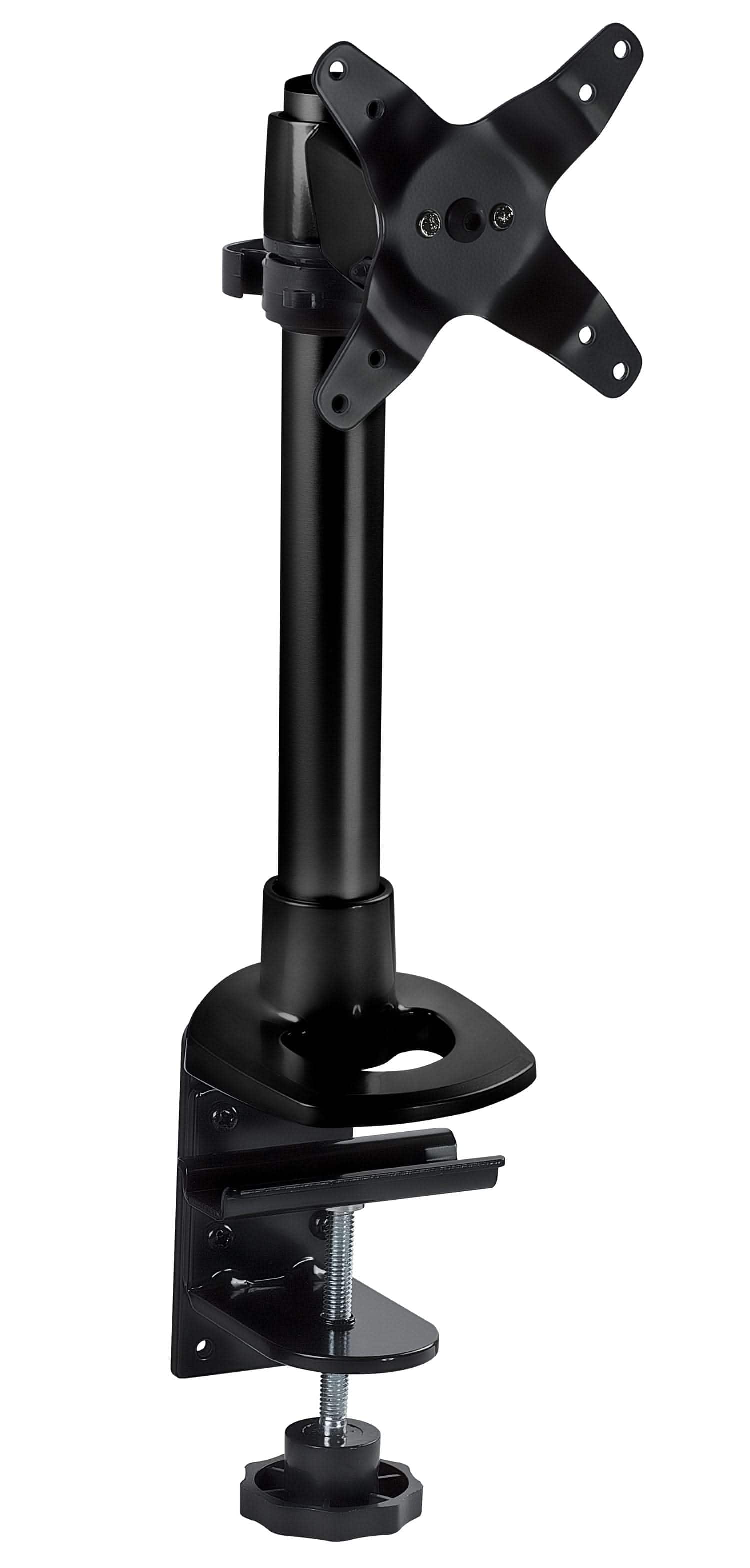Mount-It! - Single Monitor Desk Mount for Up to 32″ Screens – Tilt, Swivel, Rotate & Height Adjustable - Black