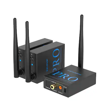 Verston 2 Coaxial PRO Optical Receiver Transmitter PRO Audio In Optical Coaxial 3.5mm