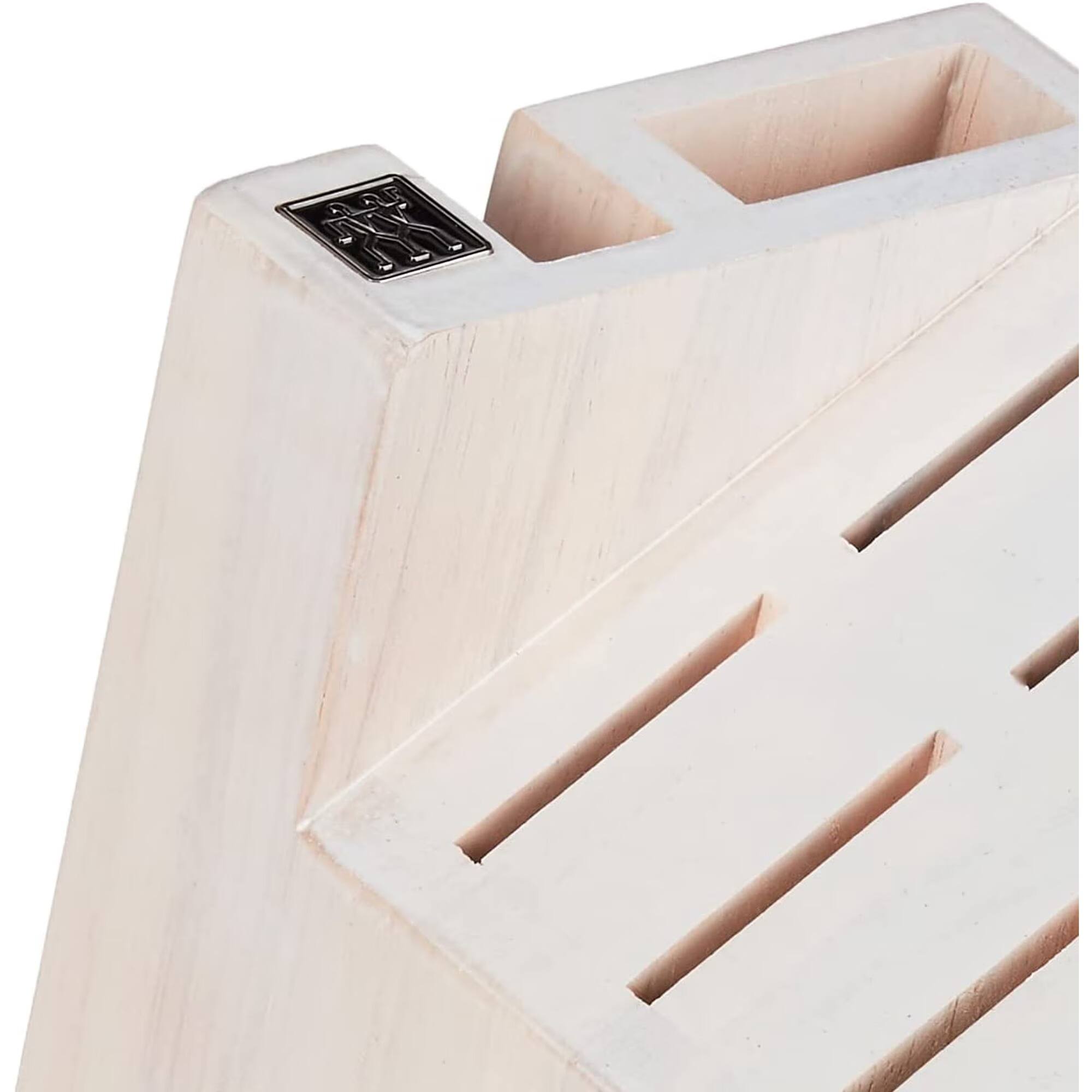 Alt View 3. ZWILLING - ZWILLING Pro 10-slot Knife Block - White (no knives included) - White.