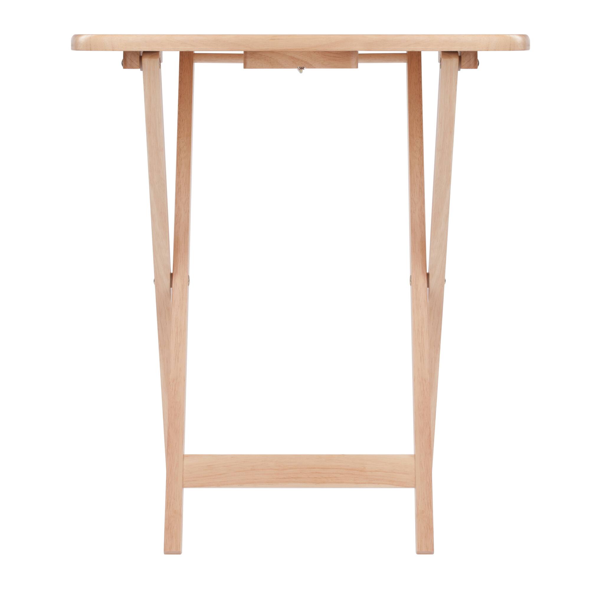 Alt View 9. Winsome Wood - Lucca 5-pc Snack Table Set - Natural.