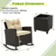 Product Dimensions:
Weight Capacity:
- Each Rocking Chair: 400 lbs
- Coffee Table: 100 lbs
Dimensions:
- 18" x 18" x 31.5"
- 5.5" x 20" x 18"
- 31.5" x 26"