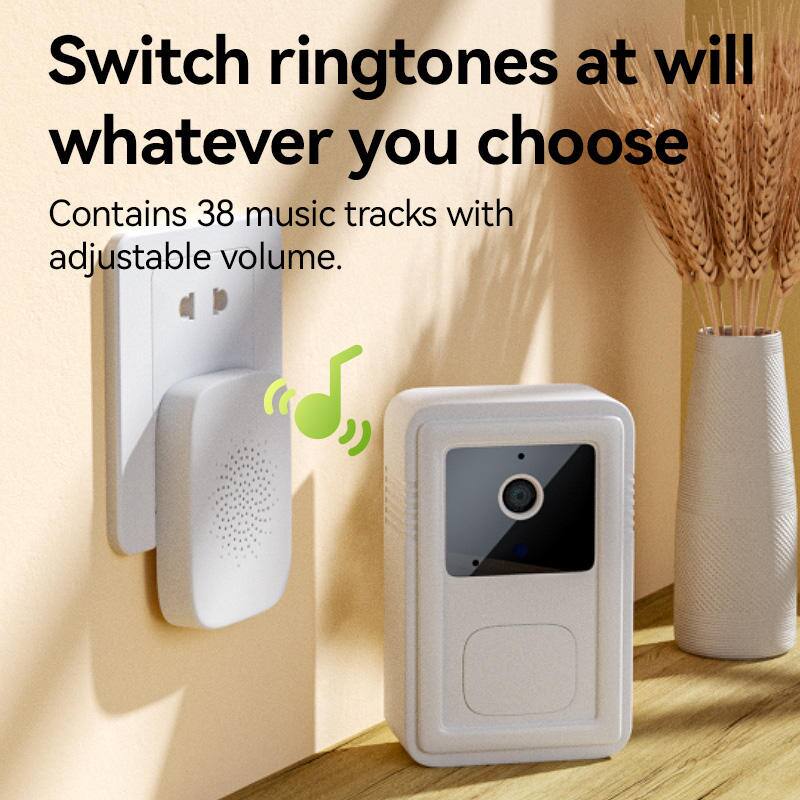 Switch ringtones at will whatever you choose  
Contains 38 music tracks with adjustable volume.