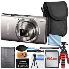 Canon PowerShot ELPH 360 HS
12x Optical Zoom
Canon 6-7.0 13 5-54.0mm
0.5%
12x Zoom
Tech A
Card Reader
CHARDS FULL
Canon BATTERY CHARGER
Canon BATTERY PACK NB-11LH
3.6V 800mAh 2.9Wh Li-ion
64GB