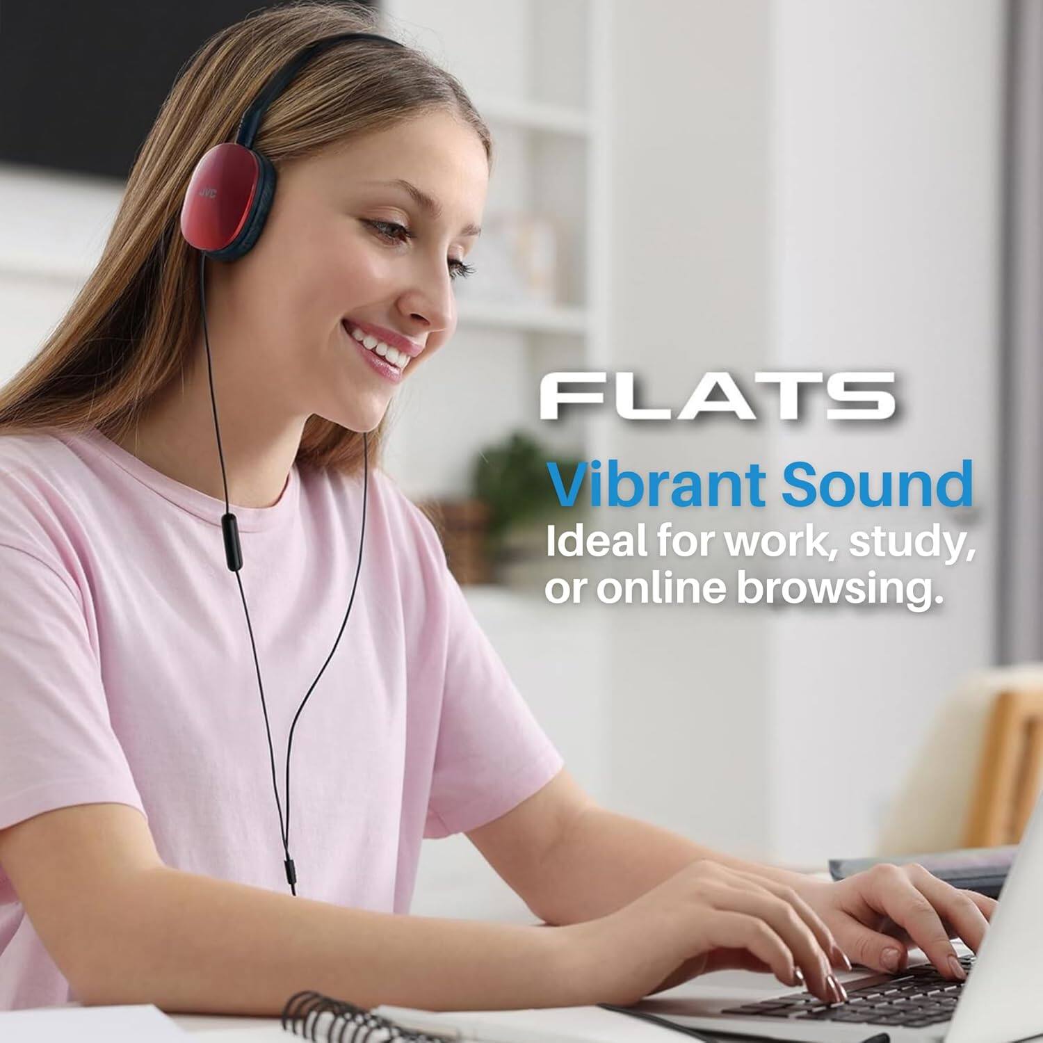 FLATS  
Vibrant Sound  
Ideal for work, study, or online browsing.