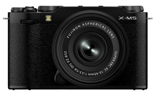 Fujifilm - X-M5 Body with XC15-45mmF3.5-5.6 OIS PZ Lens Kit - Black