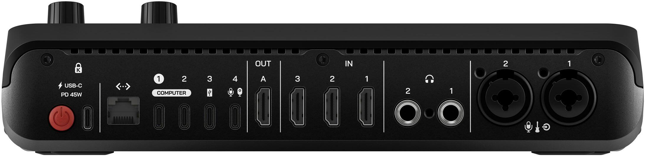 USB-C PD 45W  
1 2 3 4  
COMPUTER  
OUT A 3 2  
IN 1 2 1 2 1