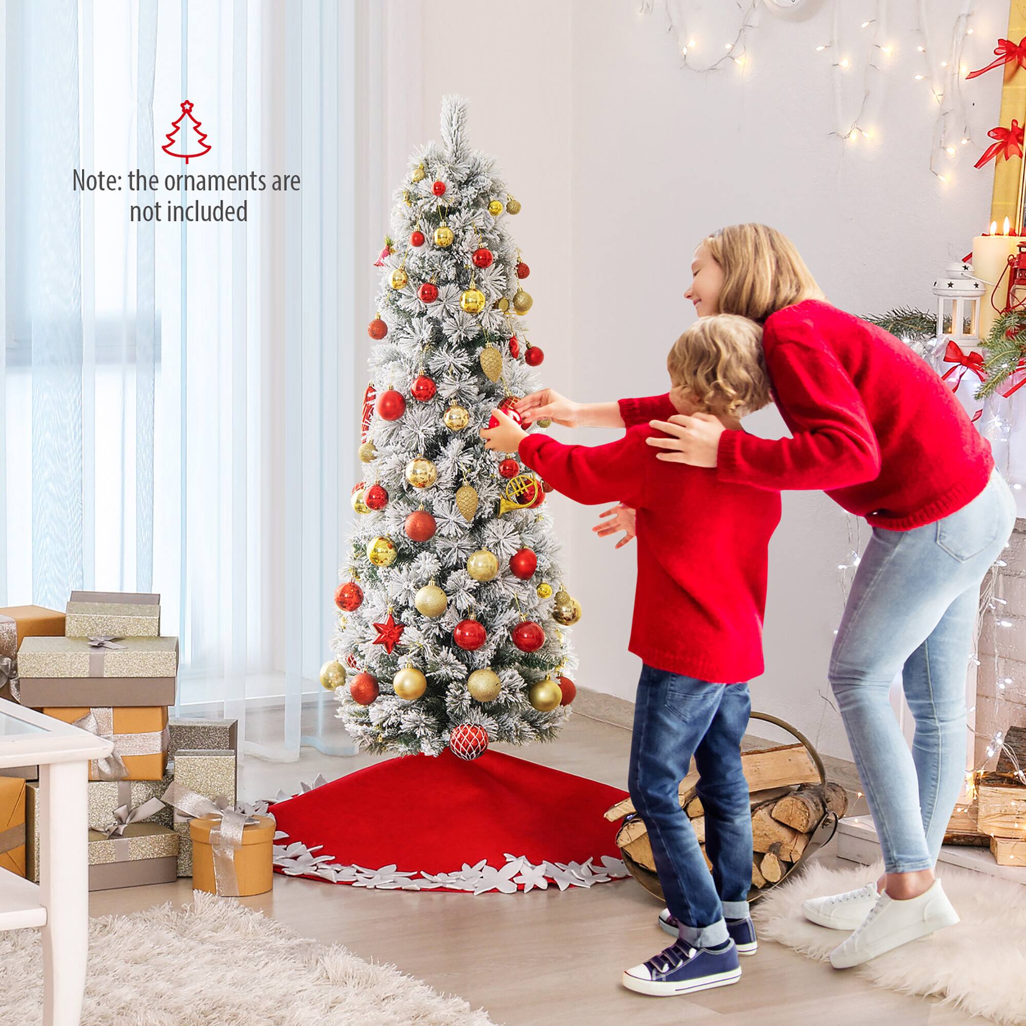 Note: the ornaments are not included