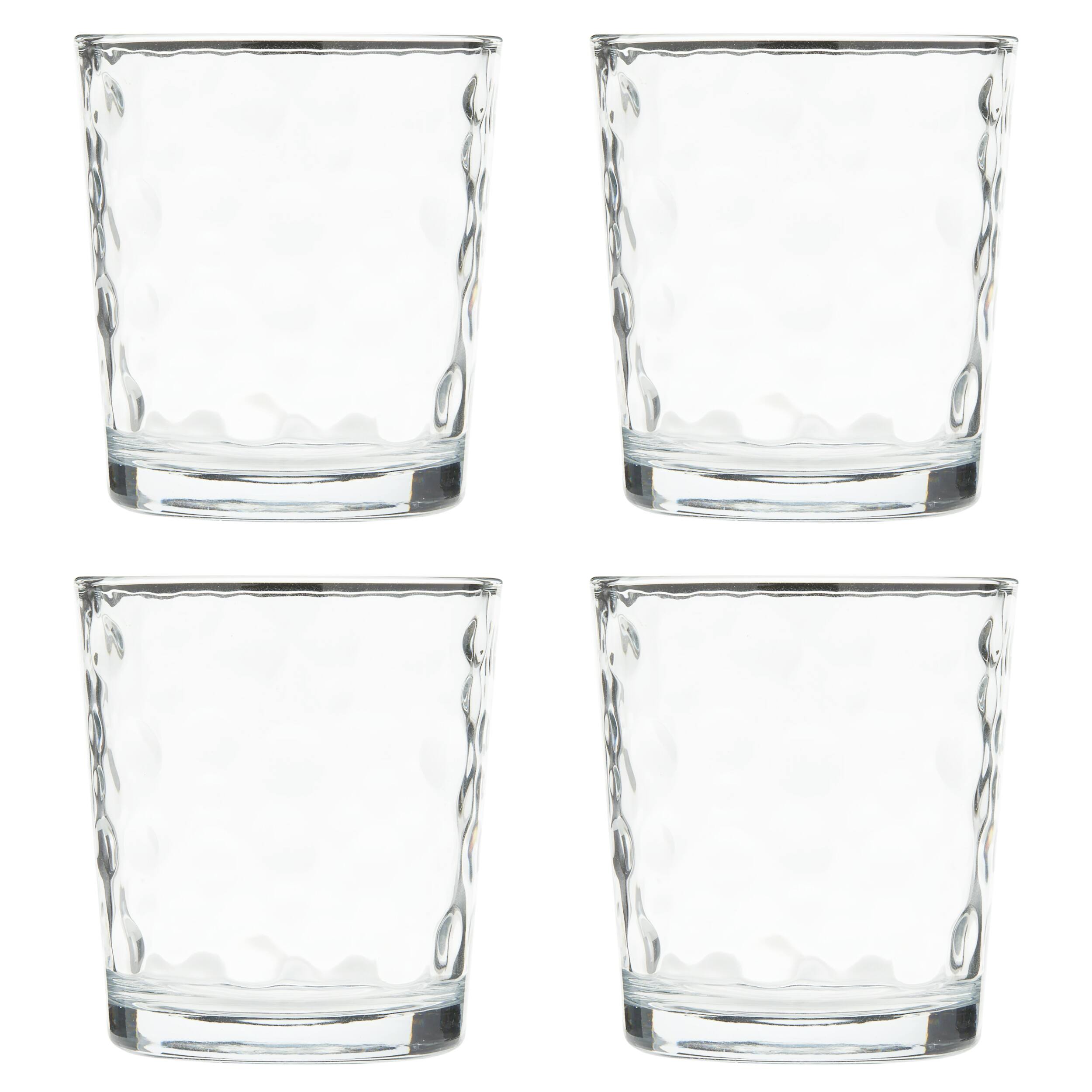 Alt View 1. Gibson - Gibson Home 4 Piece 13.5 Ounce Bubble Double Old-Fashioned Glassware Set - Clear.