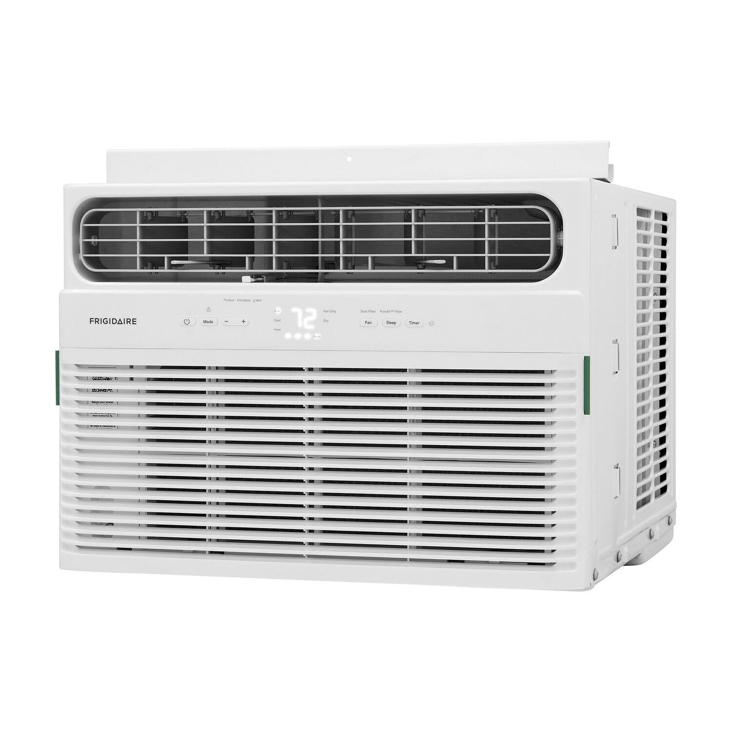 Alt View 5. Frigidaire - Frigidaire 115V 8,000 BTU 350 Sq. Ft. Smart Window Air Conditioner with 3,500 BTU Heater - White.