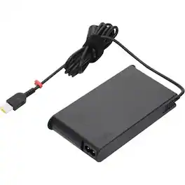 Lenovo - Legion Slim 170W AC Adapter(UL) - 170 W - 120 V AC, 230 V AC Input - Black - Black