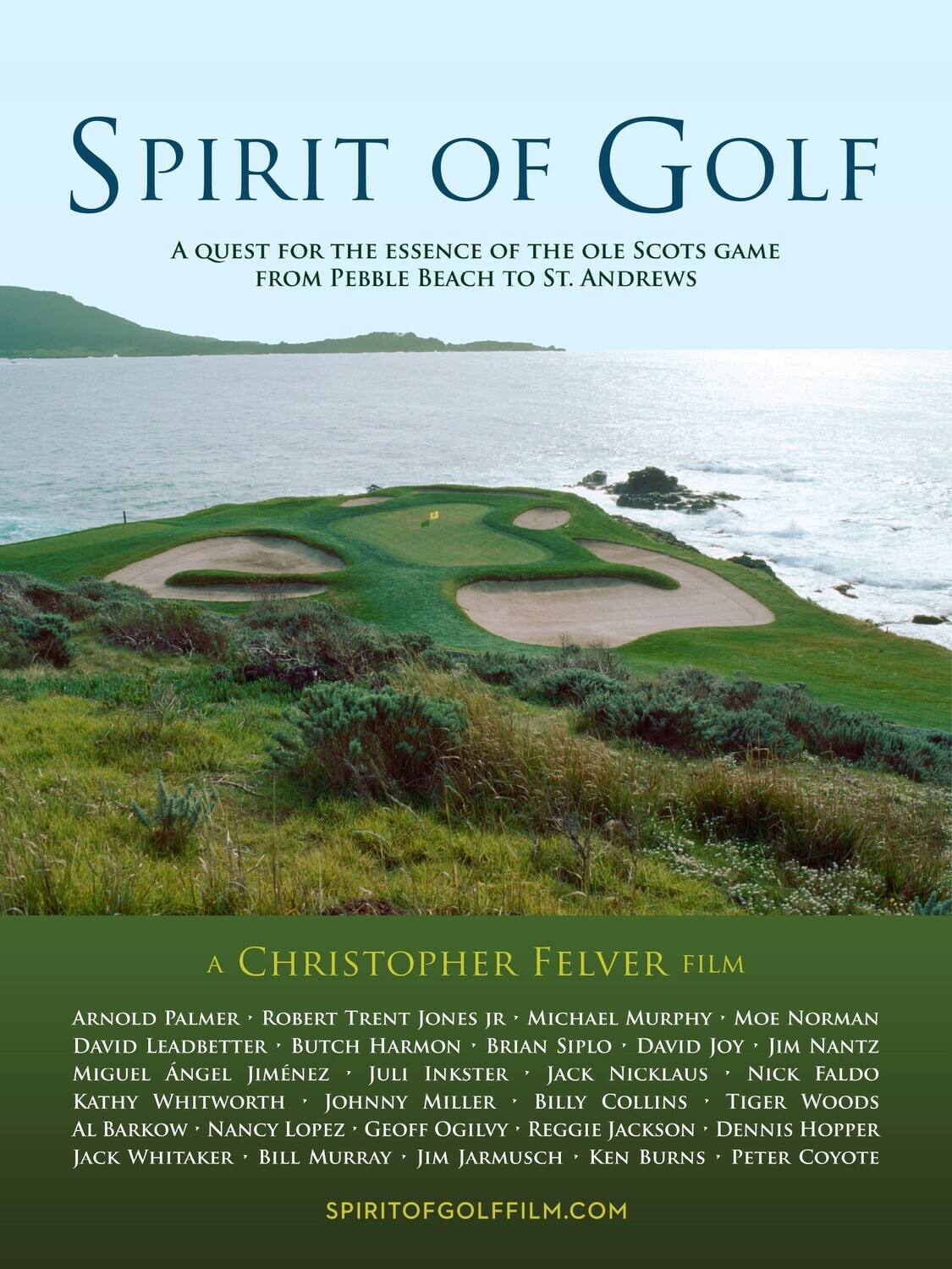 Front. Spirit of Golf   - DVD.