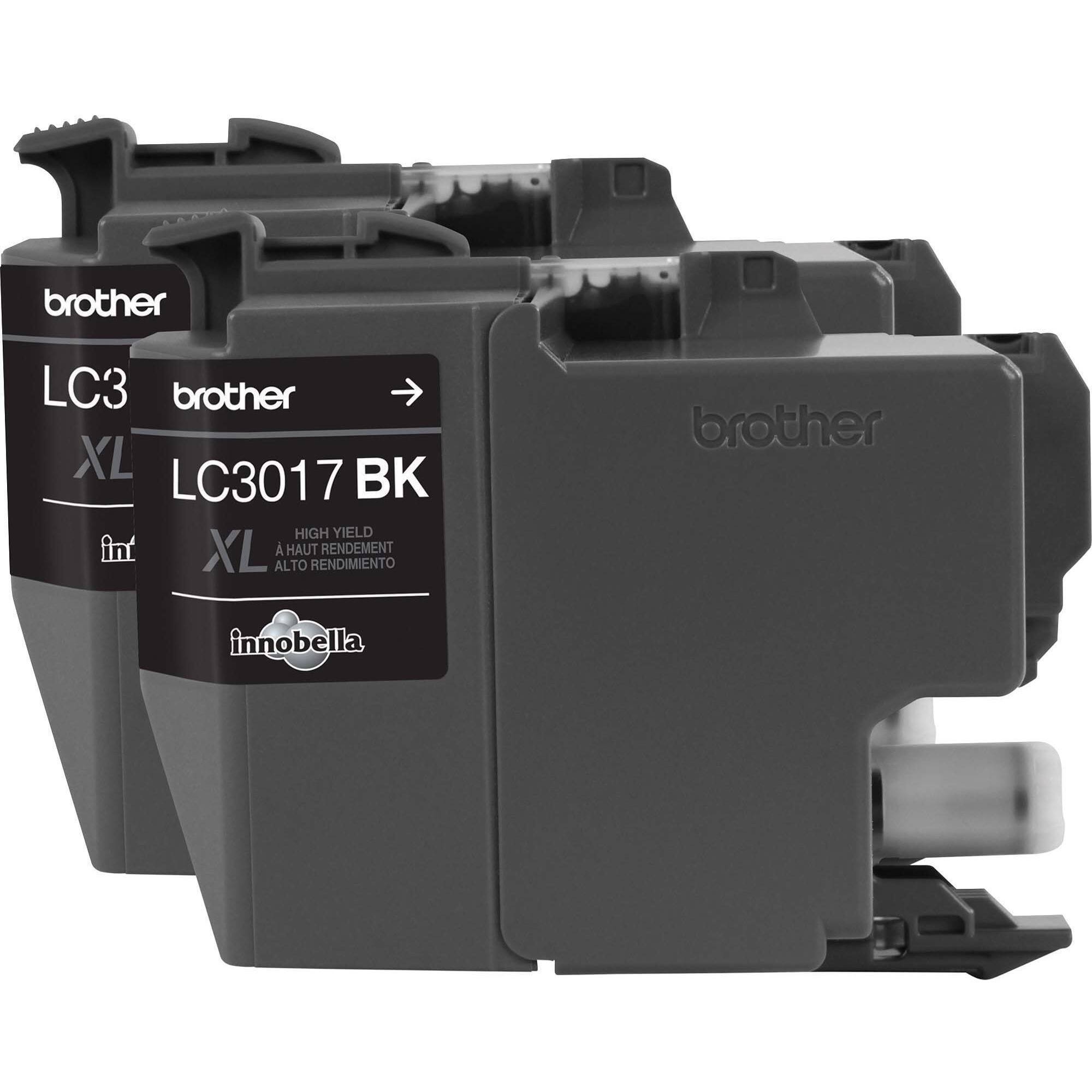 brother  
LC3 brother 1X LC3017 BK HIGH YIELD in XL  
HAUT RENDEMENT ALTO RENDIMIENTO  
innobella