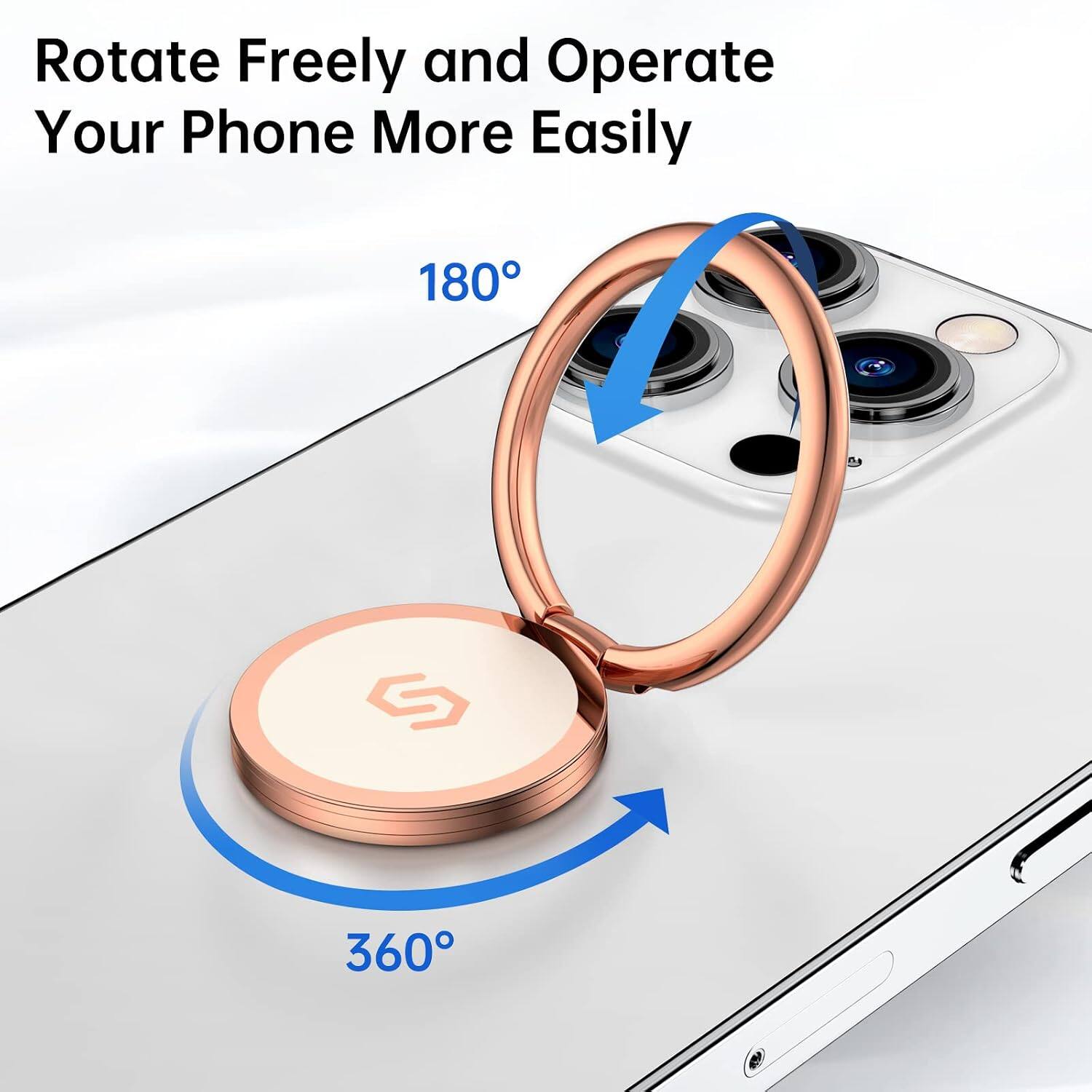 Rotate Freely and Operate Your Phone More Easily

180°

360°