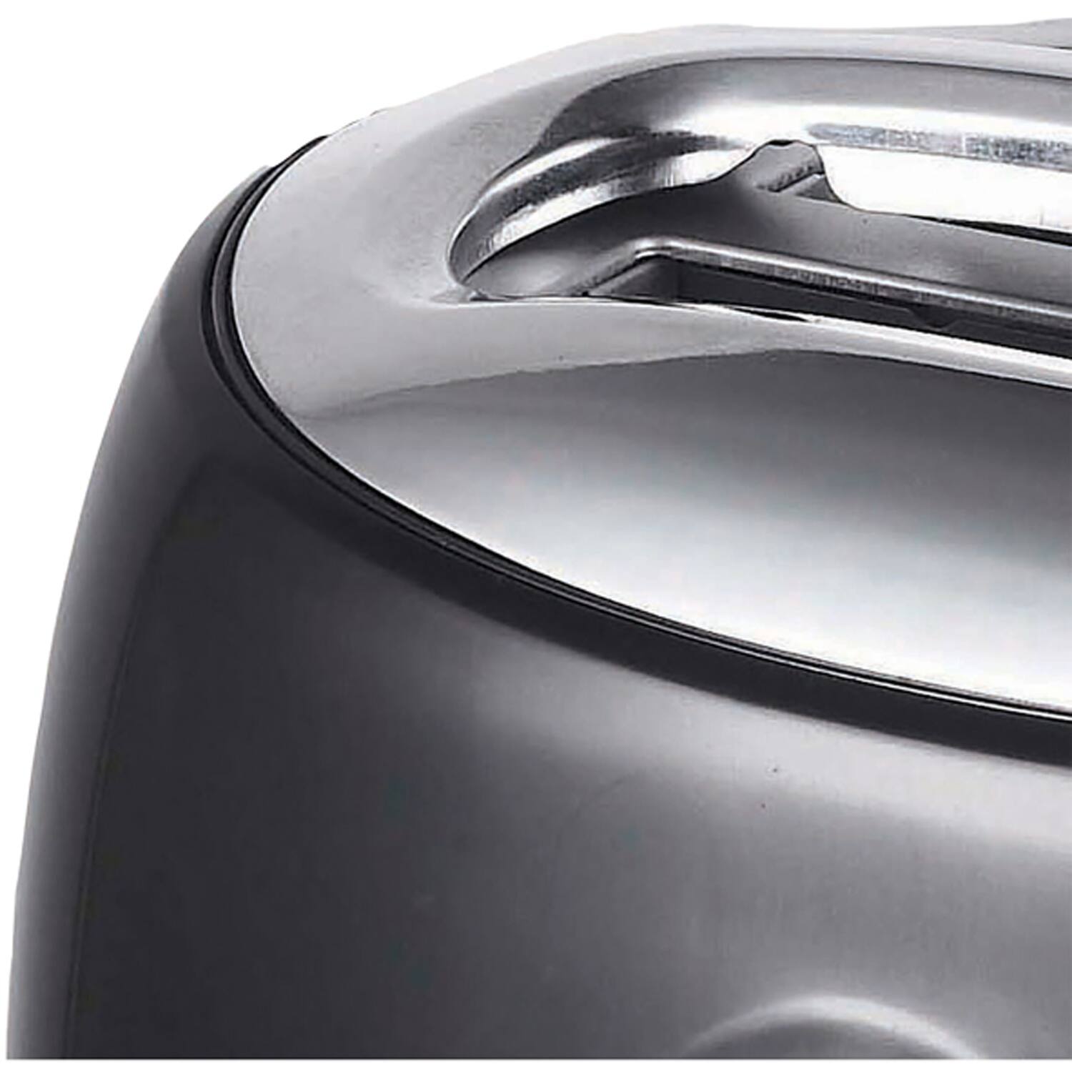 Alt View 9. Brentwood - Brentwood Cool Touch 2-Slice Extra Wide Slot Retro Toaster in Black - Black.