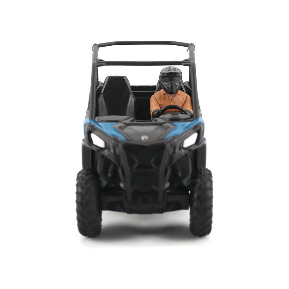 Back. BRP Models - Can-Am Maverick Trail DPS 1000 Blue and Black with Driver Figure 1/32 Diecast Model by BRP Models - Blue and Black.