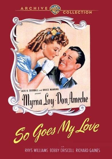 So Goes My Love - DVD