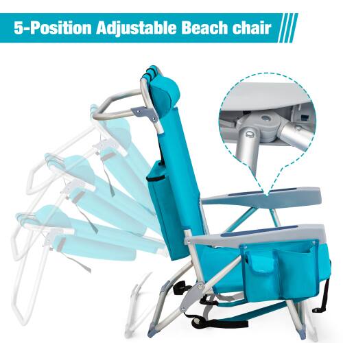 5-Position Adjustable Beach Chair