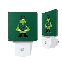 Keyscaper - Dallas Stars 2-Pack Solid Design Mascot Nightlight Set - White