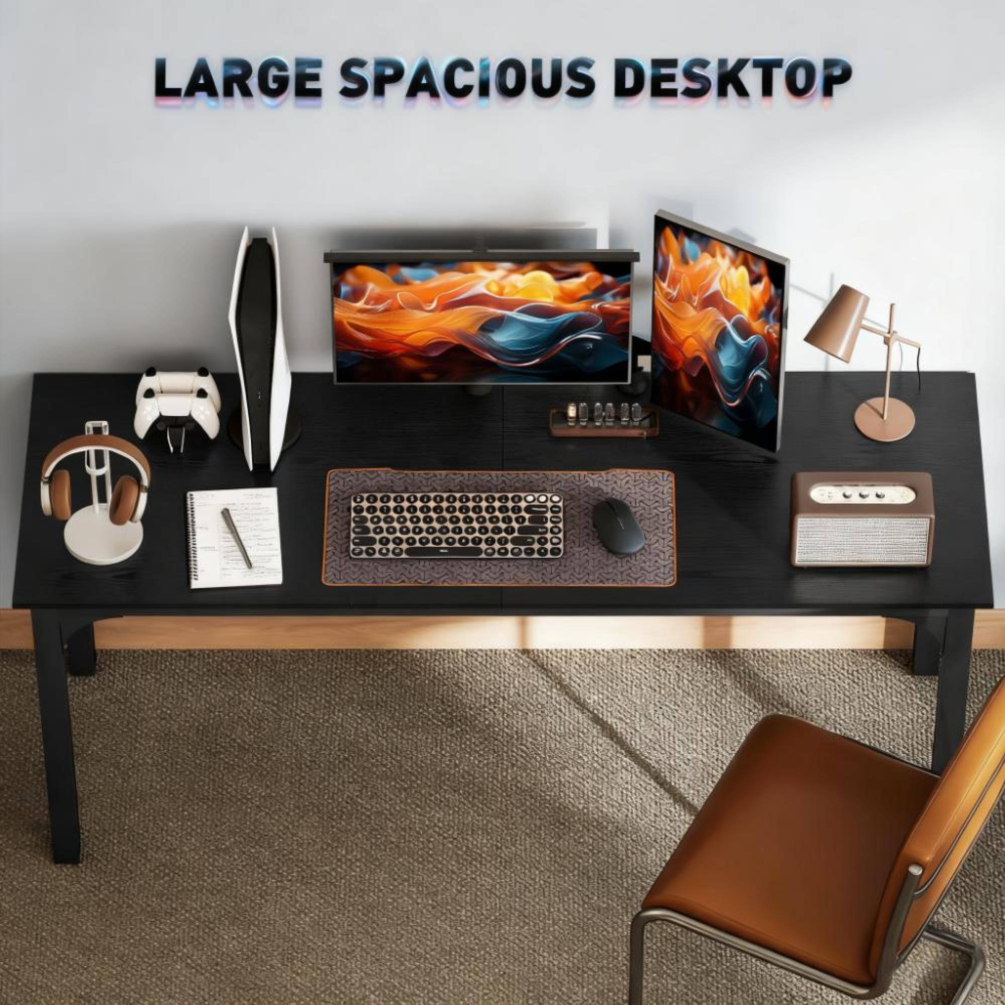 LARGE SPACIOUS DESKTOP