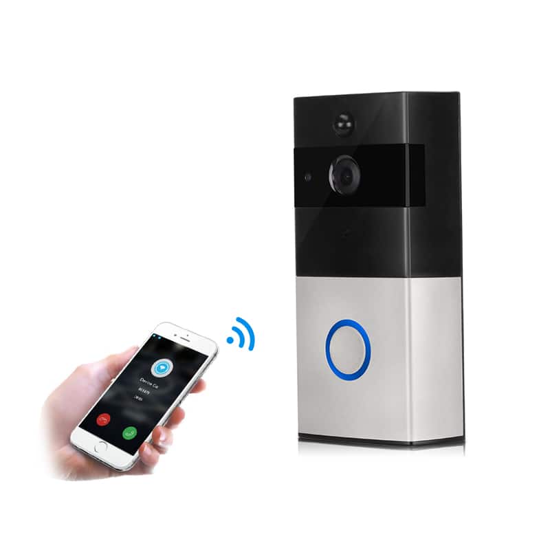 Cluzine - Doorbell WiFi Wireless Video Door Phone Remote Video Call Photo Storage