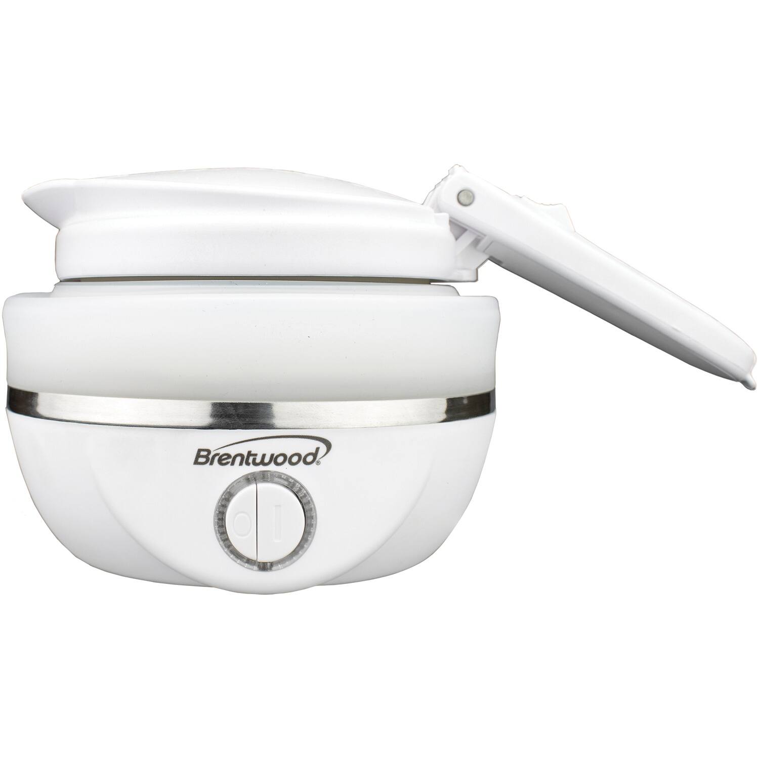 Alt View 2. Brentwood - Brentwood Kt-1508w .85-quart Dual-voltage Collapsible Travel Kettle (white) - white.
