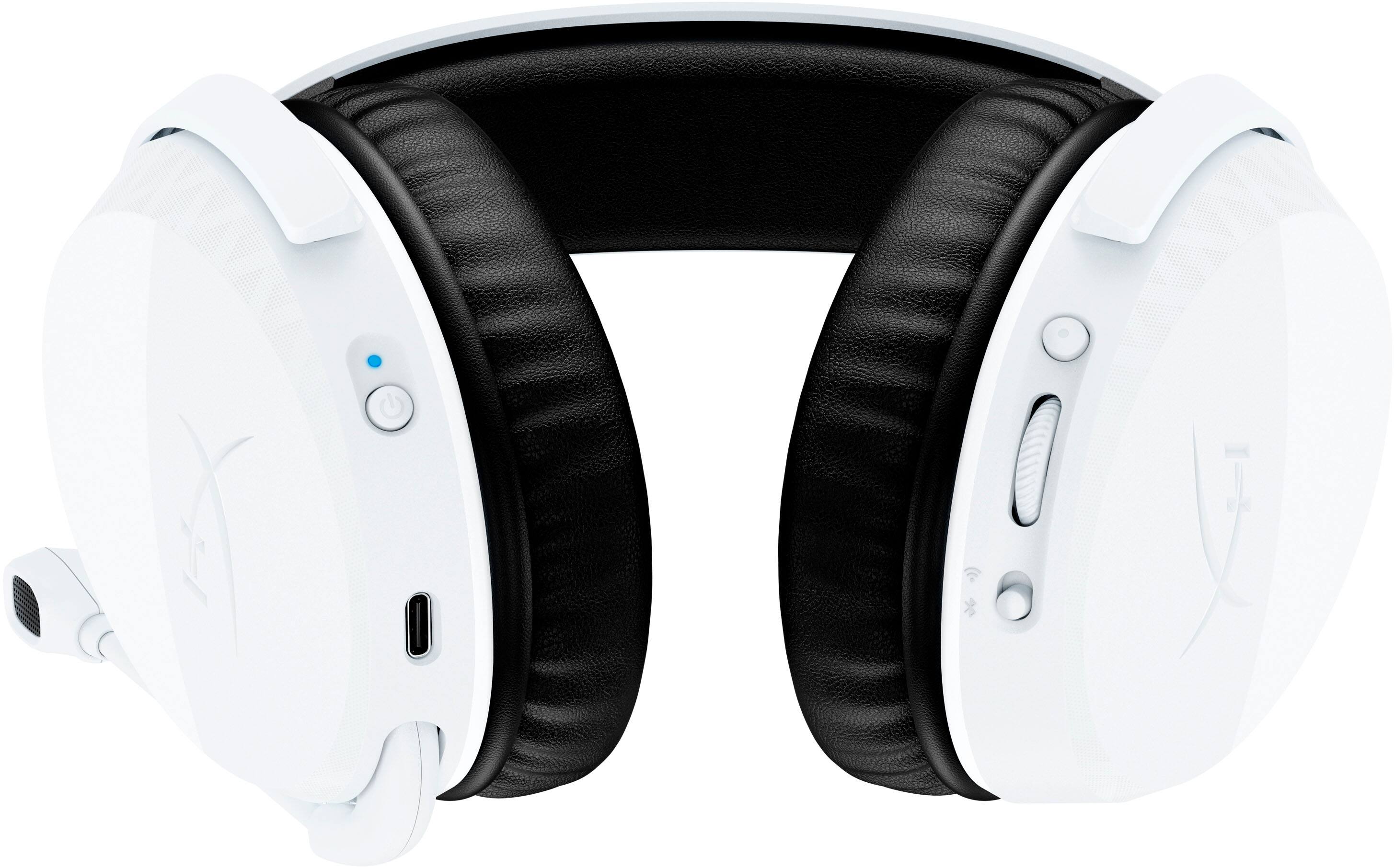 Alt View 1. HyperX - Cloud Stinger 3 Wireless Gaming Headset w/ Adjustable Headband for PC, PS5, Xbox, Nintendo Switch, and Mobile - White.