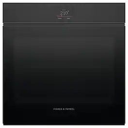 Fisher & Paykel - Minimal 24-in Combination steam oven Handle-less 3 cu ft capacity - Black