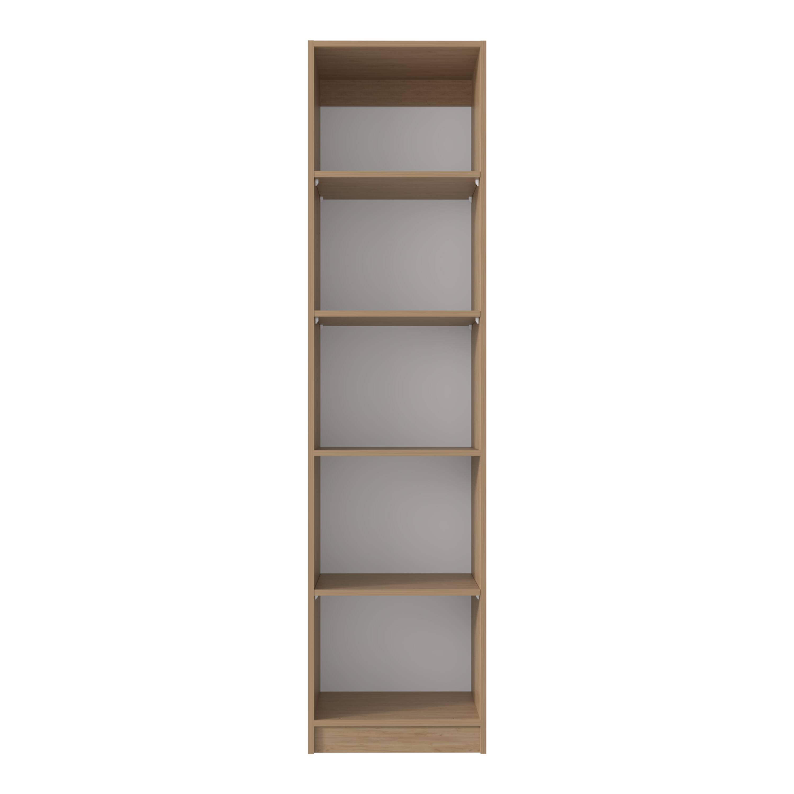 Left. APRILSOUL - XS Bookcase Compact Bookshelf with Multiple Shelves.