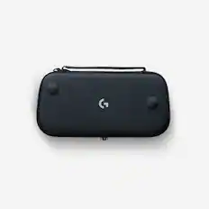 Front. Logitech - Carrying Case for Logitech G CLOUD Gaming Handheld Console - Black.