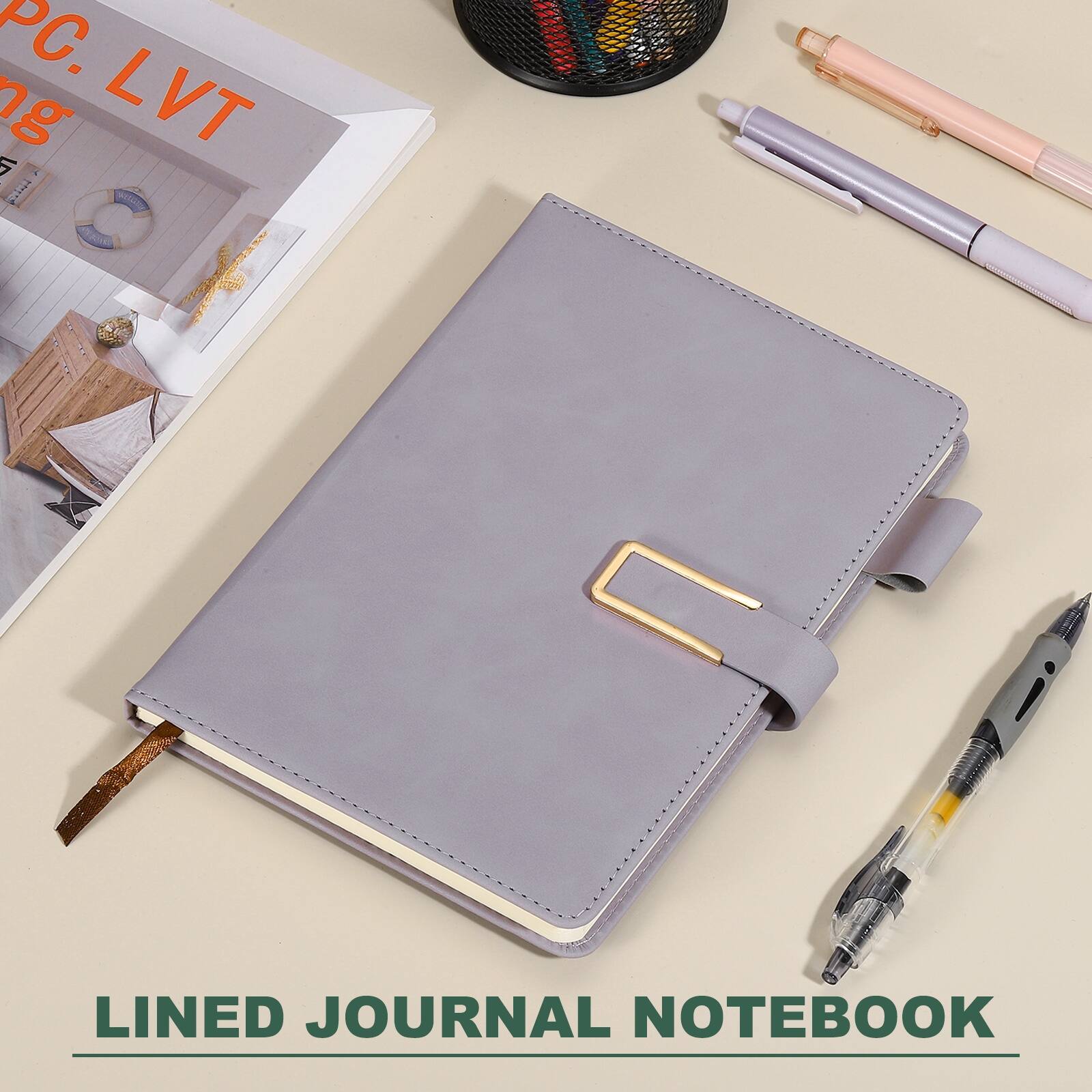 PC. LVT  
LINED JOURNAL NOTEBOOK