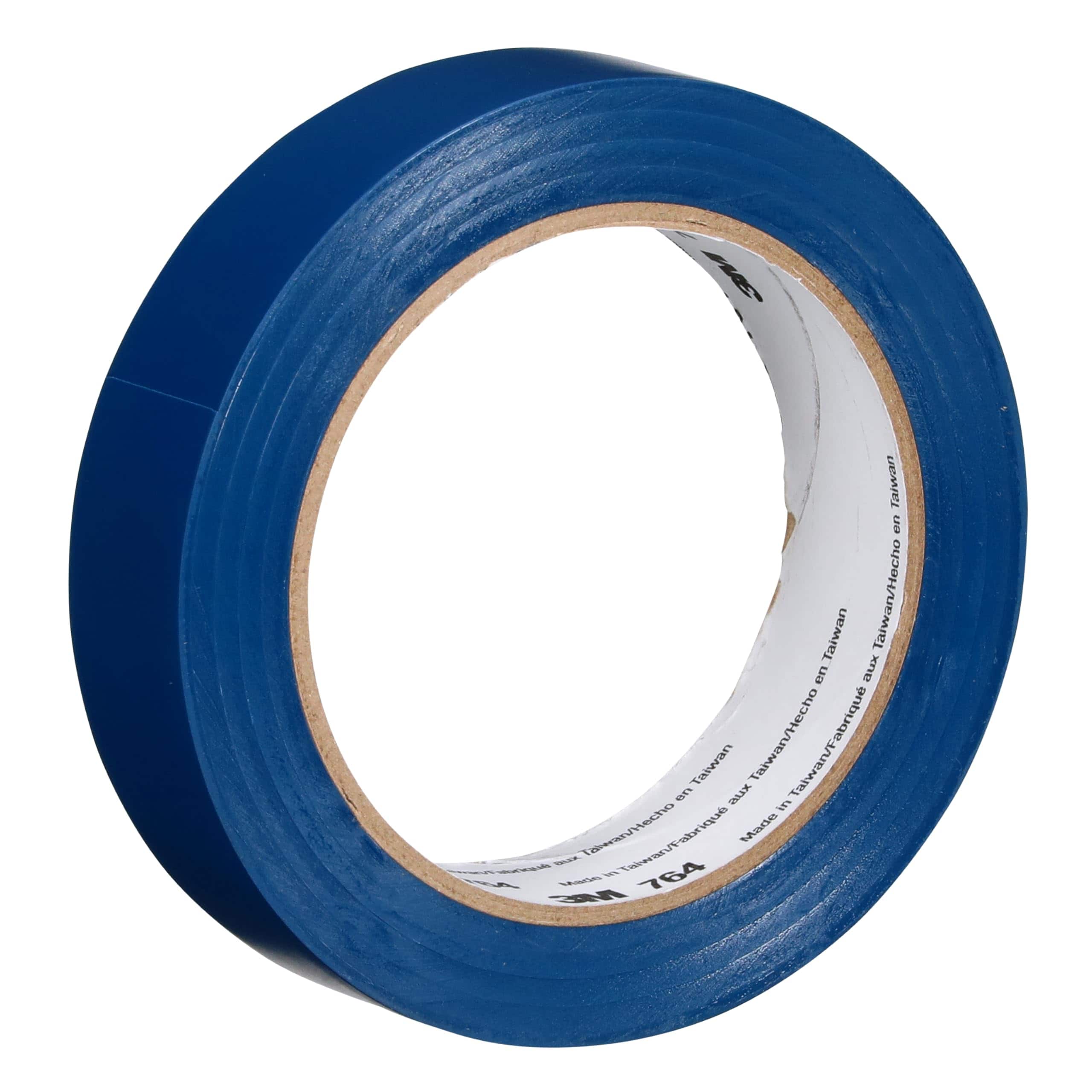 3M - 3M™ General Purpose Vinyl Tape 764, Blue, 1 in x 36 yd, 5 mil
