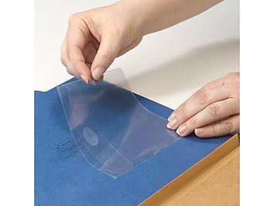Alt View 5. Smead - Smead Adhesive Holders for CD/DVD, Clear Polypropylene/PP, 10/Pack (68144) - Clear.