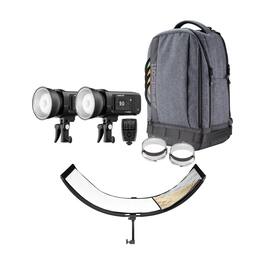 Westcott - FJ400 II Strobe 2-Light Backpack Kit with FJ-X3 M Trigger Bundle