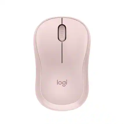 Front. Logitech - M240 Silent Bluetooth Wireless Optical Ambidextrous Mouse - Rose.