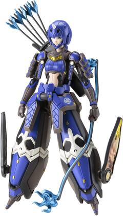 PopMarket - Kotobukiya - Phantasy Star Online 2 - Indigo Guardian Shiki Model Kit - COLLECTIBLES - Multicolor