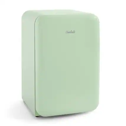 Front. Cooluli - Curve 3.8 cuft Freestanding Compressor Fridge - Green.