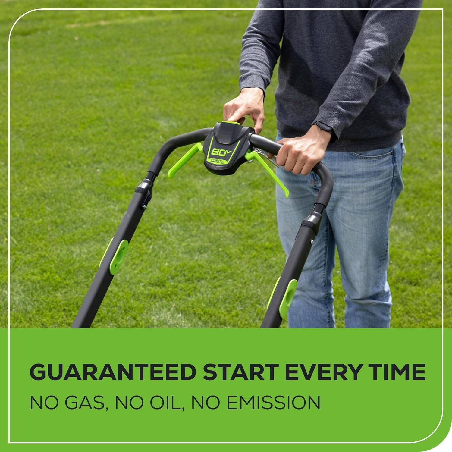 GUARANTEED START EVERY TIME  
NO GAS, NO OIL, NO EMISSION
