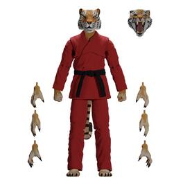Icon Heroes - Zoo Jitsu Fighters 6 Inch Action Figure | Tiago the Tiger with Gi - Red