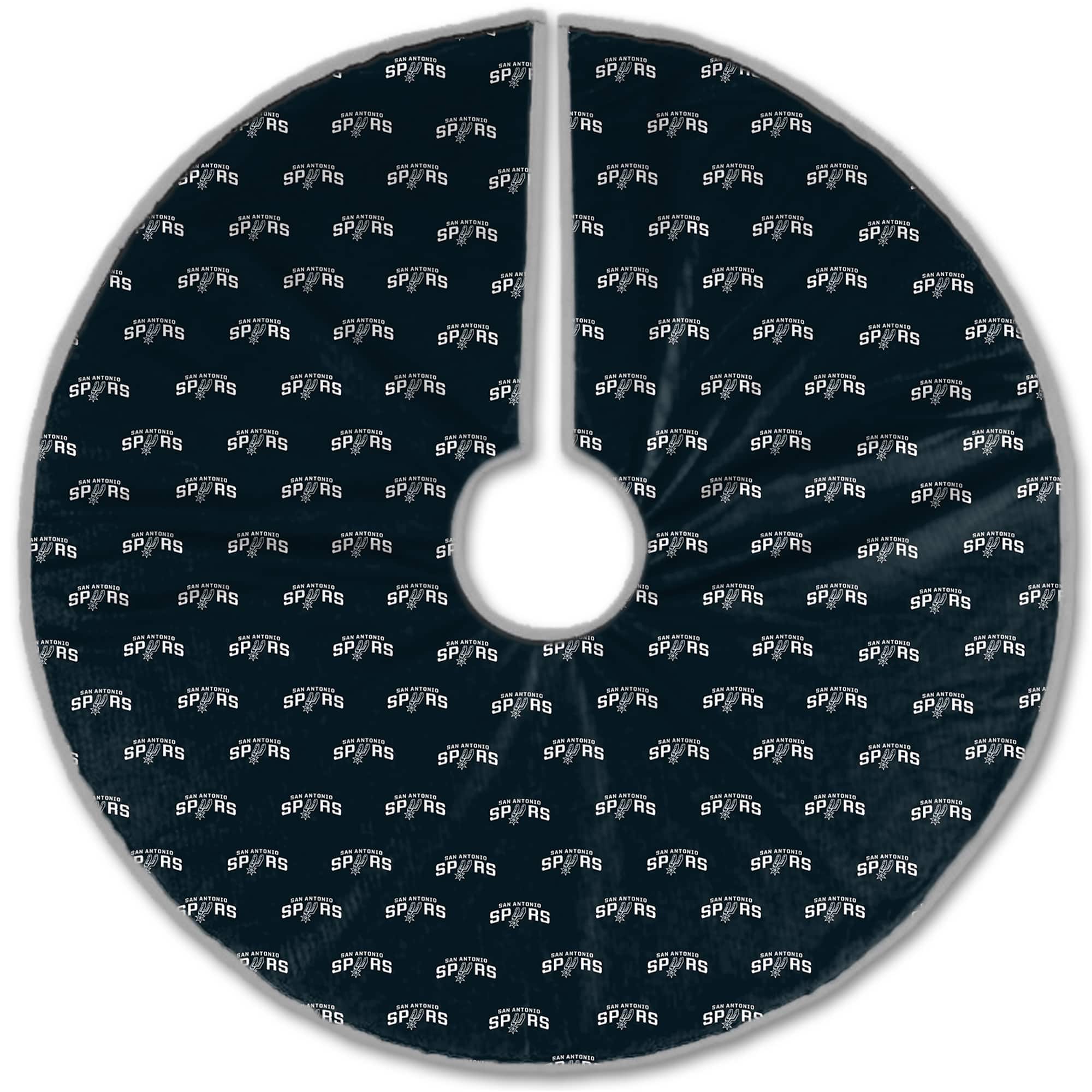 Pegasus - San Antonio Spurs Microplush Christmas Tree Skirt - Multicolor