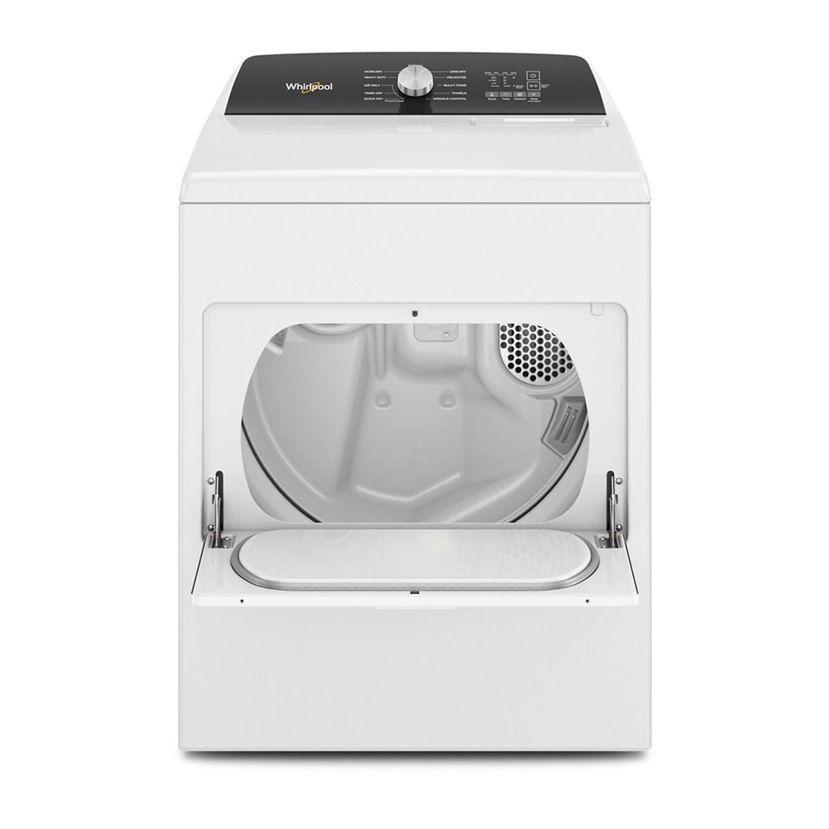 Alt View 7. Whirlpool - Whirlpool - 7.0 Cu. Ft. Top Load Electric Moisture Sensing Dryer - White - White.