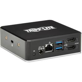 Tripp Lite - by Eaton USB-C Dock Dual Display - Dual HDMI USB 3.x (5Gbps) Hub GbE 3.5 mm 85W PD Charging - for