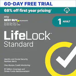 Standard Identity Theft Protection Individual Plan for 60 Days, Auto-Renews at $39.99 for First Year