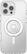 Alt View 5. PopSockets - MagSafe Kick-Out Universal Magnetic Grip & Stand with Adapter Ring for Cell Phones - Clear.