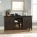 Left. Sauder - Dakota Pass TV Credenza - Char Pine.