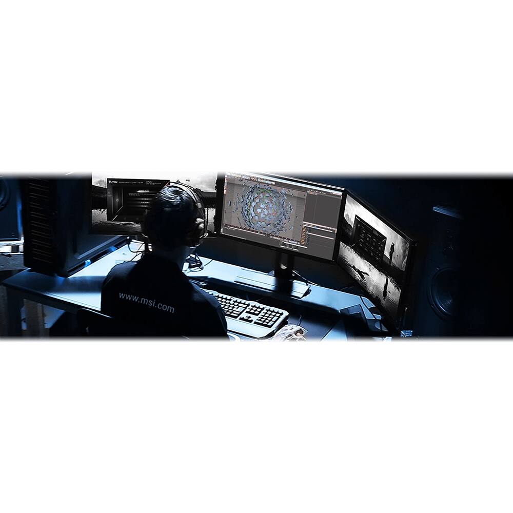 Alt View 2. MSI - Intel H610 DDR4 64GB Motherboard PROH610MGD4WIFI.