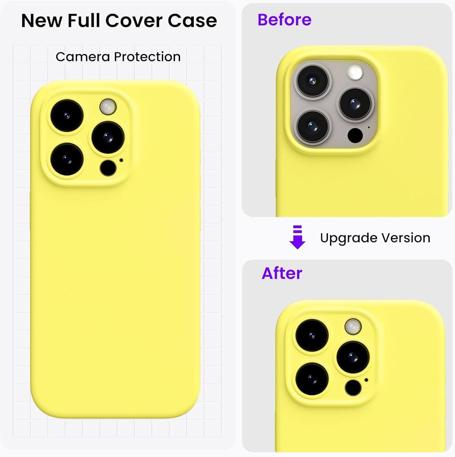 New Full Cover Case
Before
Upgrade Version
After
Camera Protection